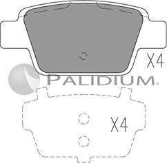 Ashuki P1-1065 - Kit pastiglie freno, Freno a disco autozon.pro