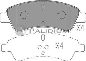 Ashuki P1-1004 - Kit pastiglie freno, Freno a disco autozon.pro