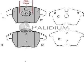 Ashuki P1-1005 - Kit pastiglie freno, Freno a disco autozon.pro