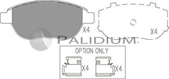 Ashuki P1-1007 - Kit pastiglie freno, Freno a disco autozon.pro