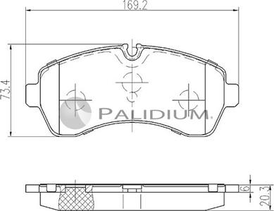 Ashuki P1-1146 - Kit pastiglie freno, Freno a disco autozon.pro