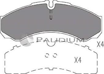 Ashuki P1-1120 - Kit pastiglie freno, Freno a disco autozon.pro