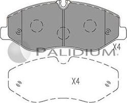 Ashuki P1-1128 - Kit pastiglie freno, Freno a disco autozon.pro