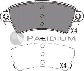 Ashuki P1-1214 - Kit pastiglie freno, Freno a disco autozon.pro