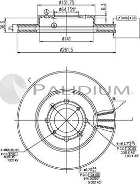 Ashuki P330-099 - Discofreno autozon.pro