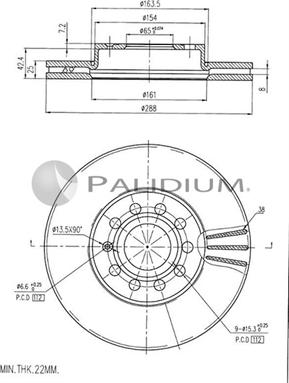 Ashuki P330-040 - Discofreno autozon.pro