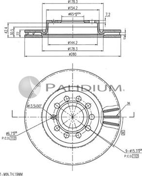 Ashuki P330-041 - Discofreno autozon.pro