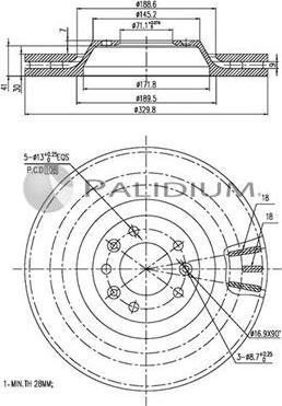 Ashuki P330-052 - Discofreno autozon.pro