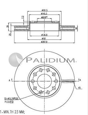 Ashuki P330-006 - Discofreno autozon.pro