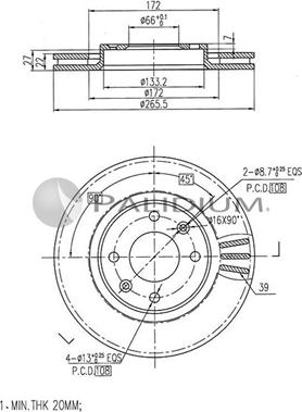 Ashuki P330-008 - Discofreno autozon.pro