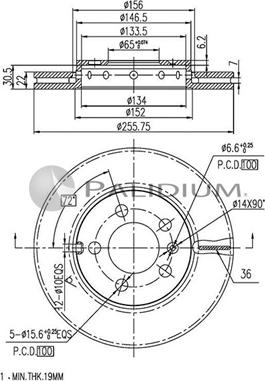 Ashuki P330-002 - Discofreno autozon.pro