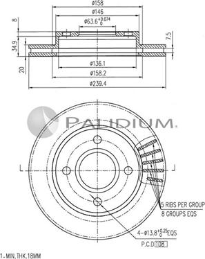 Ashuki P330-019 - Discofreno autozon.pro