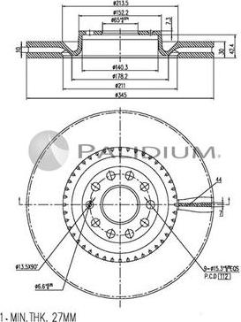 Ashuki P330-084 - Discofreno autozon.pro