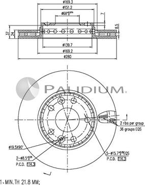 Ashuki P330-085 - Discofreno autozon.pro