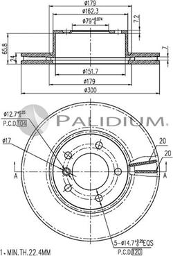 Ashuki P330-083 - Discofreno autozon.pro