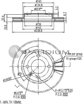 Ashuki P330-036 - Discofreno autozon.pro