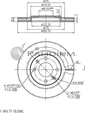 Ashuki P330-030 - Discofreno autozon.pro