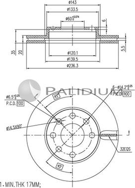 Ashuki P330-072 - Discofreno autozon.pro