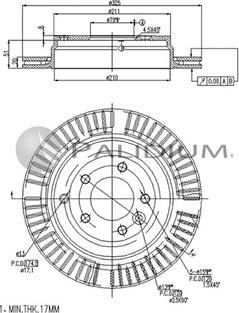 Ashuki P330-141 - Discofreno autozon.pro