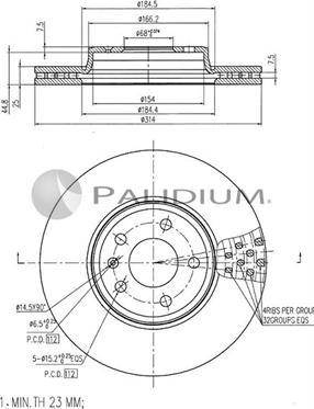 Ashuki P330-143 - Discofreno autozon.pro