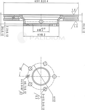 Ashuki P330-147 - Discofreno autozon.pro