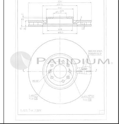 Ashuki P330-163 - Discofreno autozon.pro