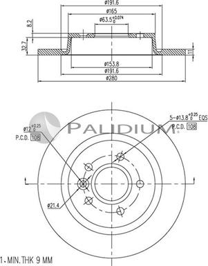 Ashuki P330-106 - Discofreno autozon.pro