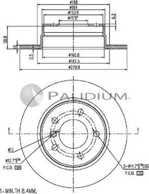 Ashuki P330-110 - Discofreno autozon.pro