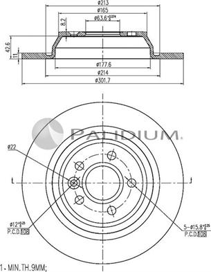 Ashuki P330-118 - Discofreno autozon.pro