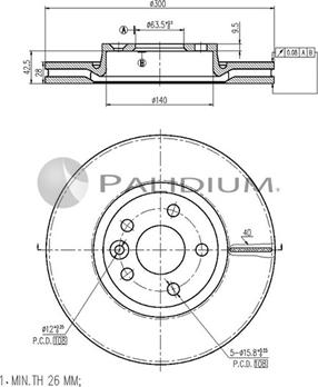 Ashuki P330-113 - Discofreno autozon.pro