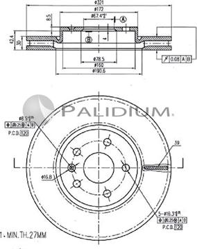 Ashuki P330-134 - Discofreno autozon.pro