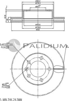 Ashuki P330-137 - Discofreno autozon.pro