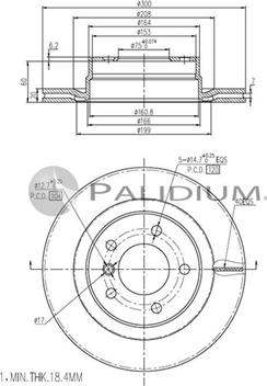 Ashuki P330-126 - Discofreno autozon.pro