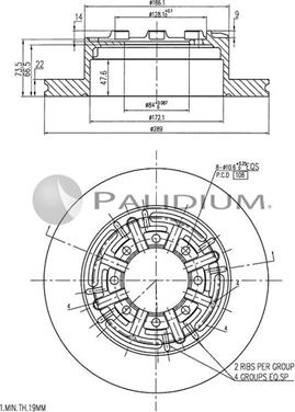 Ashuki P330-128 - Discofreno autozon.pro