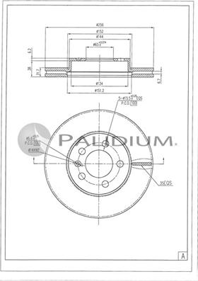 Ashuki P330-250 - Discofreno autozon.pro