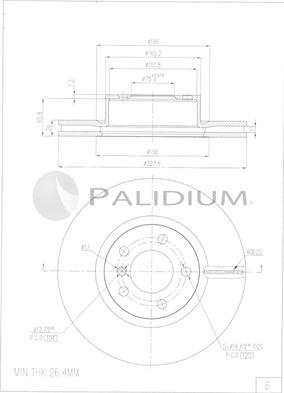 Ashuki P330-276 - Discofreno autozon.pro