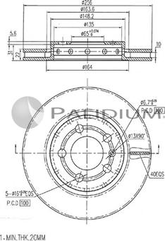 Ashuki P331-051 - Discofreno autozon.pro