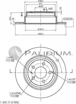 Ashuki P331-052 - Discofreno autozon.pro