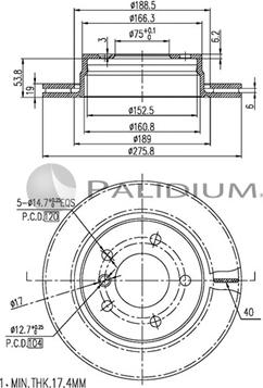 Ashuki P331-063 - Discofreno autozon.pro