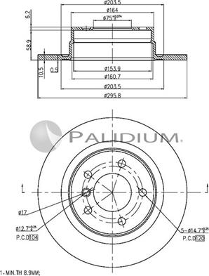 Ashuki P331-062 - Discofreno autozon.pro