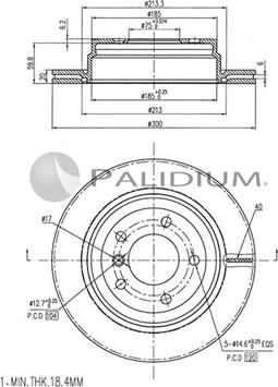 Ashuki P331-028 - Discofreno autozon.pro