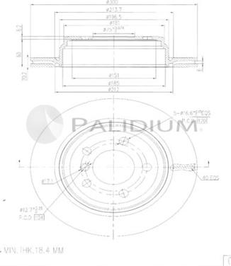 Ashuki P331-149 - Discofreno autozon.pro