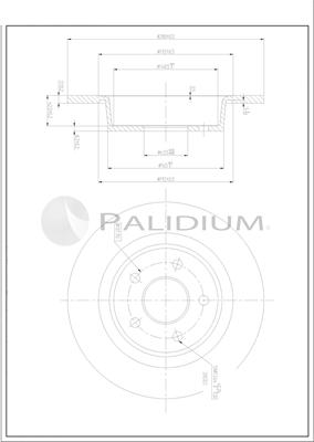 Ashuki P331-145 - Discofreno autozon.pro