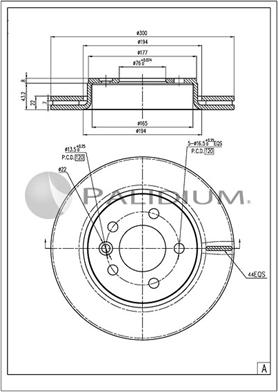 Ashuki P331-143 - Discofreno autozon.pro