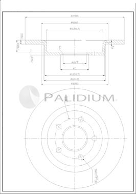 Ashuki P331-134 - Discofreno autozon.pro