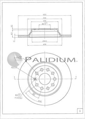 Ashuki P331-135 - Discofreno autozon.pro