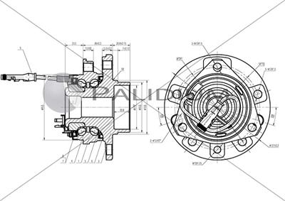 Ashuki PAL6-2046 - Kit cuscinetto ruota autozon.pro