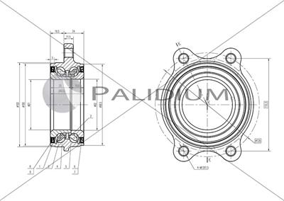 Ashuki PAL6-2016 - Kit cuscinetto ruota autozon.pro