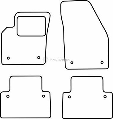 Ashuki PAL18-6891 - Kit di zerbini autozon.pro