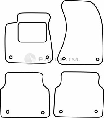 Ashuki PAL18-0056 - Kit di zerbini autozon.pro